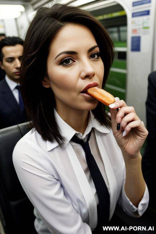 reporter sucking a cucumber - #main