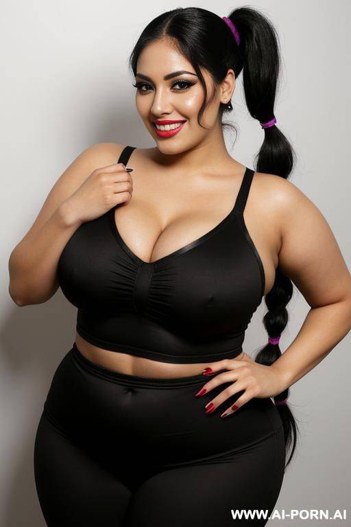 hot chicana, chola, gorgeous, heavy makeup, hourglass figure, fat, w gain, big hips - #main