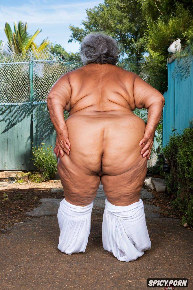 intricate, squatting, huge massive saggy butt, ssbbw, perfect face - #main