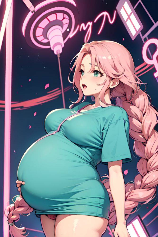 Anime Pregnant Small Tits 70s Age Orgasm Face Pink Hair Braided Hair Style Light Skin Skin Detail (beta) Hospital Side View Spreading Legs Nude 3667801999912501824 - AI Hentai - #main