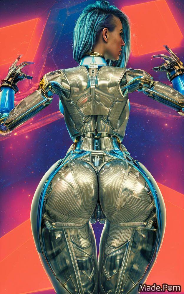 Blue huge boobs crystal sapphire night sci-fi cyborg AI porn - #main