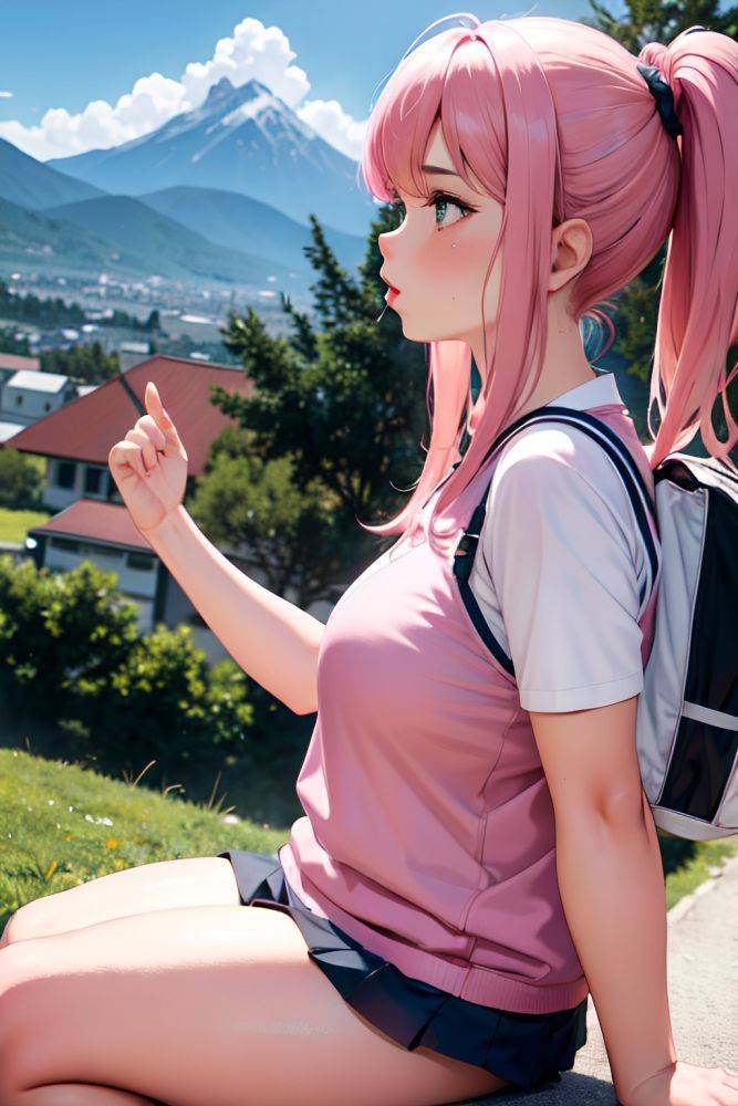 Anime Chubby Small Tits 80s Age Pouting Lips Face Pink Hair Straight Hair Style Dark Skin Film Photo Mountains Side View Working Out Schoolgirl 3668462995387832630 - AI Hentai - #main