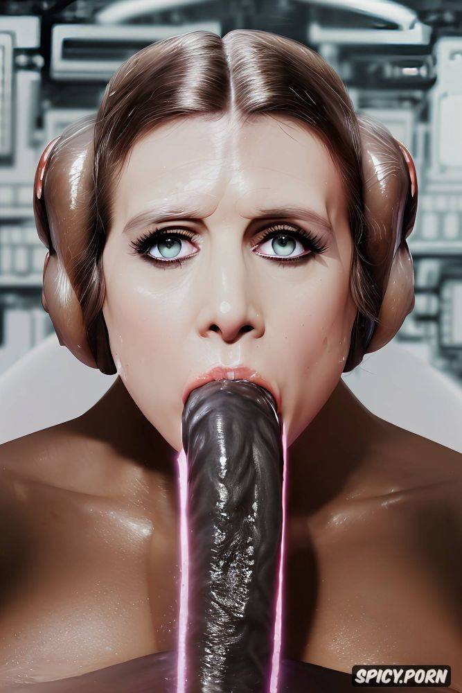 restrained to chair princess leia face1 5 big eyes realistic facial expression1 4 - #main