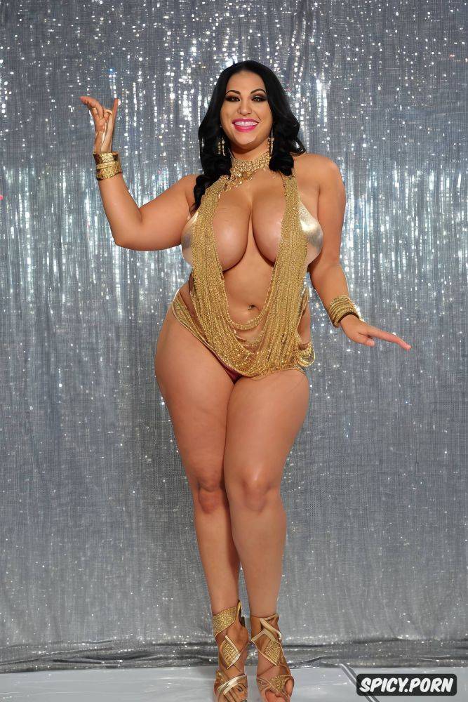 wide hips color photo smiling performing on a dance floor - #main