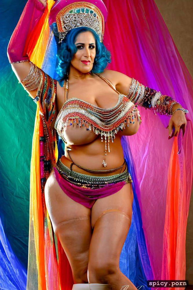 intricate bellydance costume plus size belly beautiful face - #main