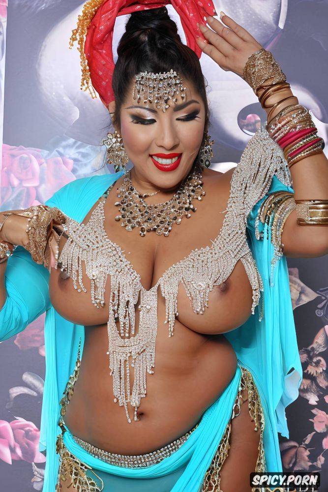 perfect stunning smiling face colorful beads gorgeous1 75 arabian bellydancer - #main