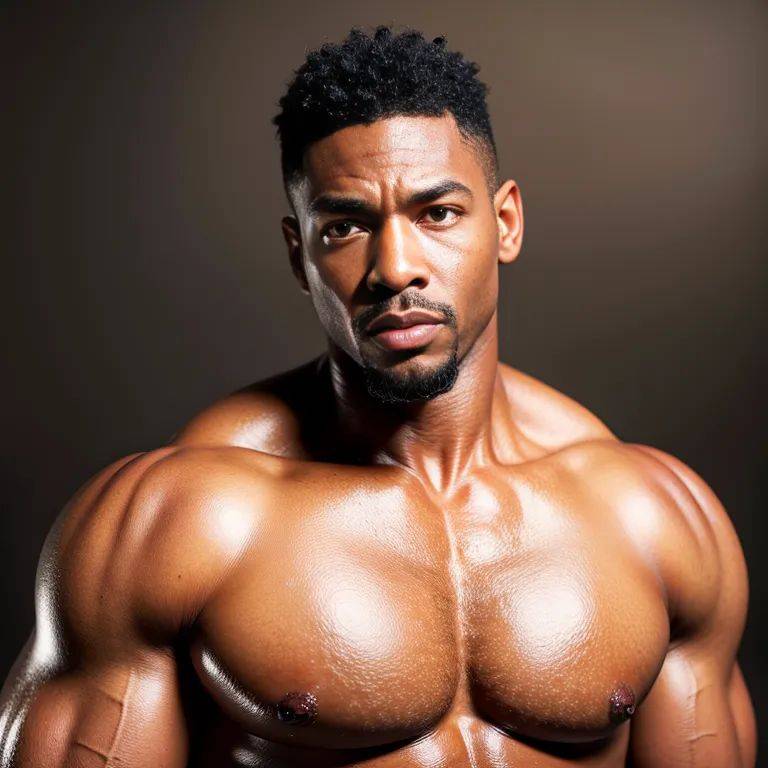 black people, ,manly man,thirties,(RAW photo, best quality, masterpiece:1.1), (realistic, photo-realistic:1.2), ultra-detailed, ultra high res, physically-based rendering,muscular,abs,nude,(adult:1.5) - #main