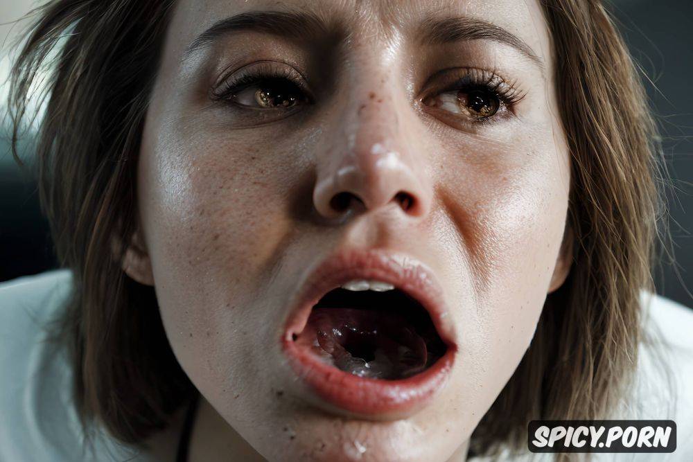 open mouth spermshot very much sperm shaved pussy cumshot inside mouth - #main