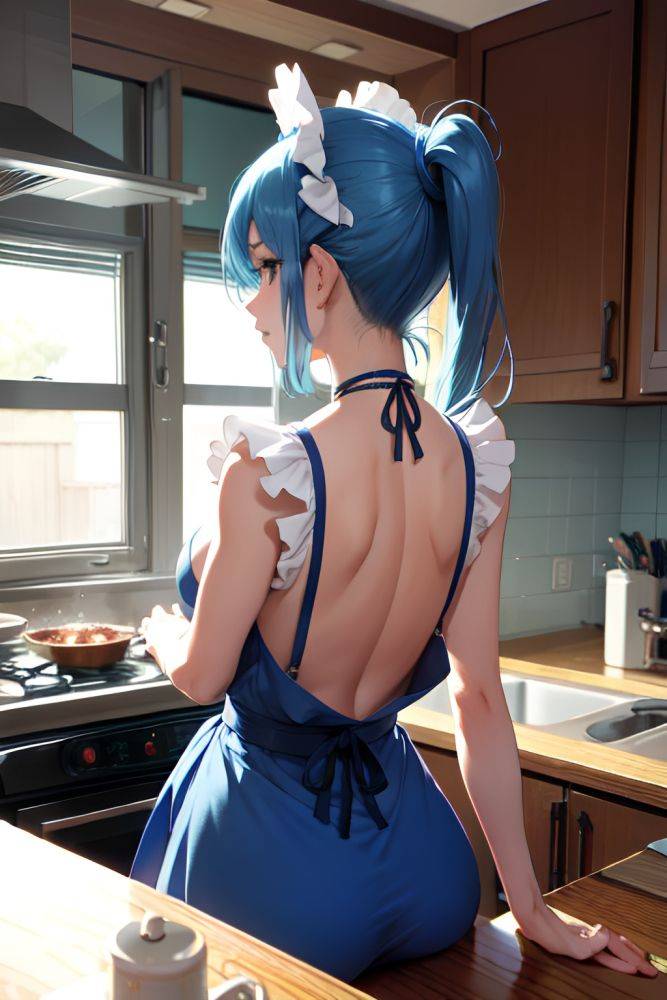 Anime Busty Small Tits 40s Age Serious Face Blue Hair Messy Hair Style Light Skin Warm Anime Prison Back View Cooking Maid 3669421632530818331 - AI Hentai - #main