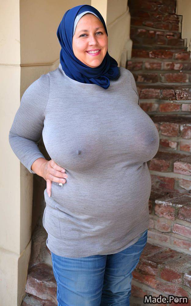 Amateur hijab gigantic boobs huge boobs nipples tan lines big tits AI porn - #main