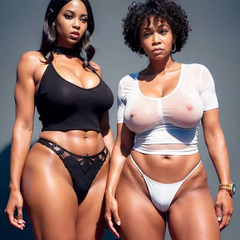 black people, ,(2women:2),thirties,(RAW photo, best quality, masterpiece:1.1), (realistic, photo-realistic:1.2), ultra-detailed, ultra high res, physically-based rendering,huge breasts,huge ass,perfect - #main