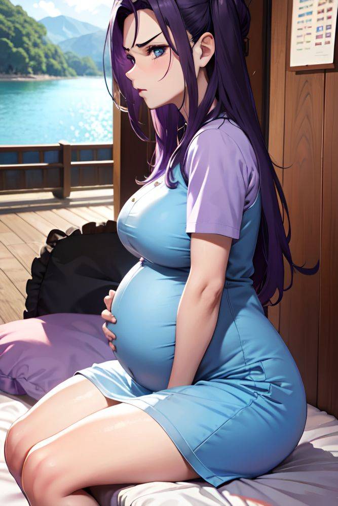 Anime Pregnant Small Tits 80s Age Angry Face Purple Hair Slicked Hair Style Dark Skin Comic Lake Side View Massage Nurse 3669873892674983686 - AI Hentai - #main