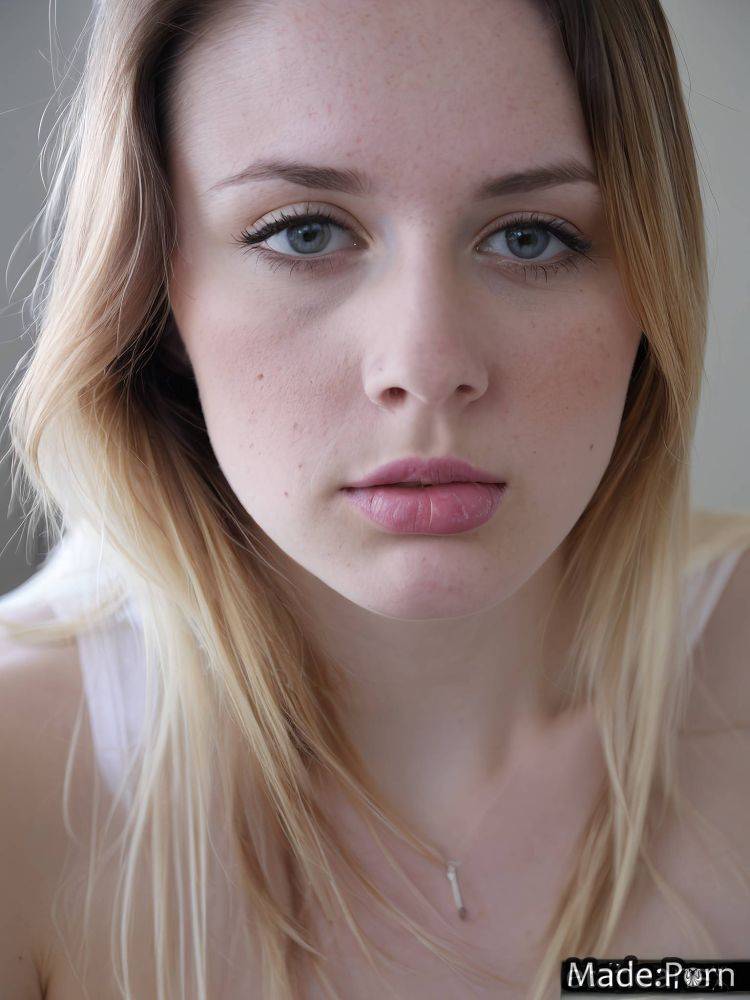 Skinny portrait amateur white serbian 18 brunette AI porn - #main