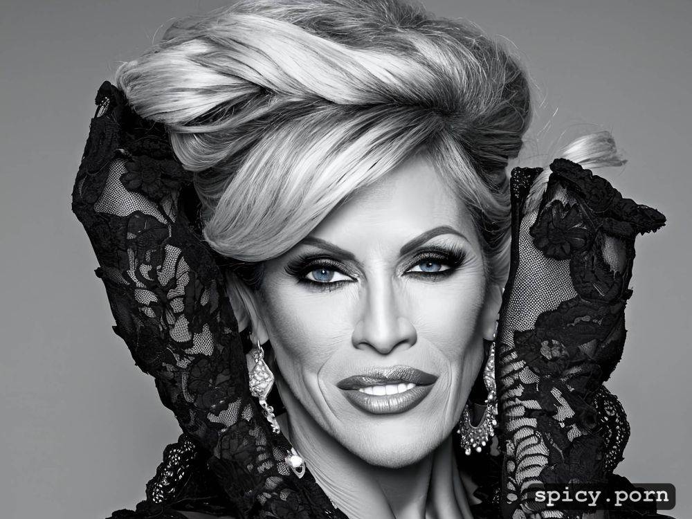 brigitte macron highres mature dominatrix blonde big updo - #main