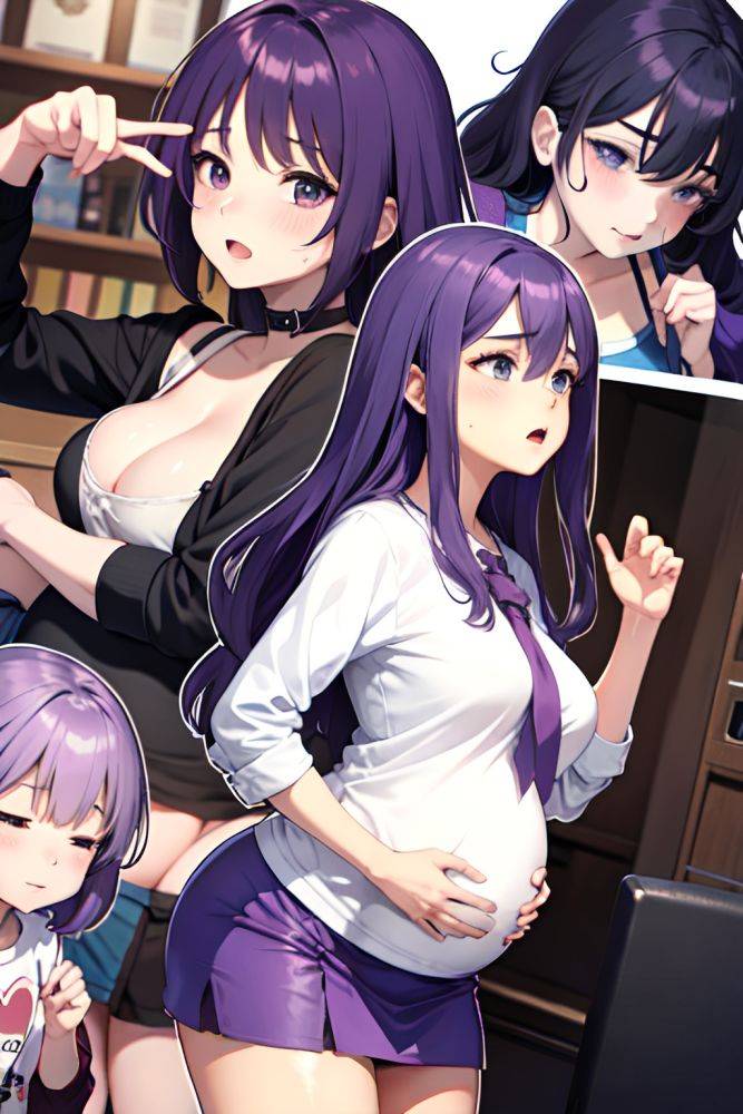 Anime Pregnant Small Tits 20s Age Shocked Face Purple Hair Messy Hair Style Light Skin Skin Detail (beta) Club Side View Sleeping Mini Skirt 3666120522374563609 - AI Hentai - #main