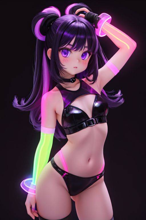 Ultraviolet anime girl - #main