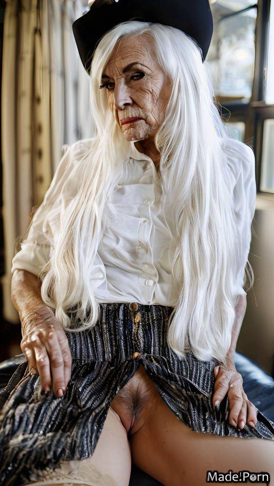 Woman caucasian slutty white hair 90 made harlequin AI porn - #main