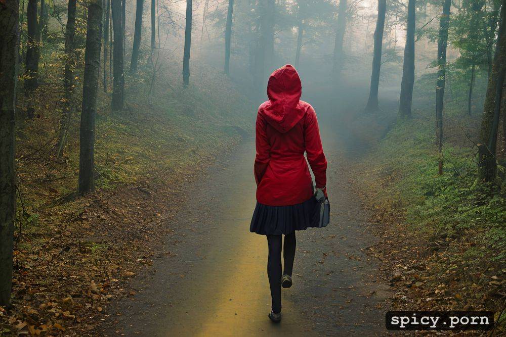 wearing a spacious and big hoody in red cinematic comprehensive - #main