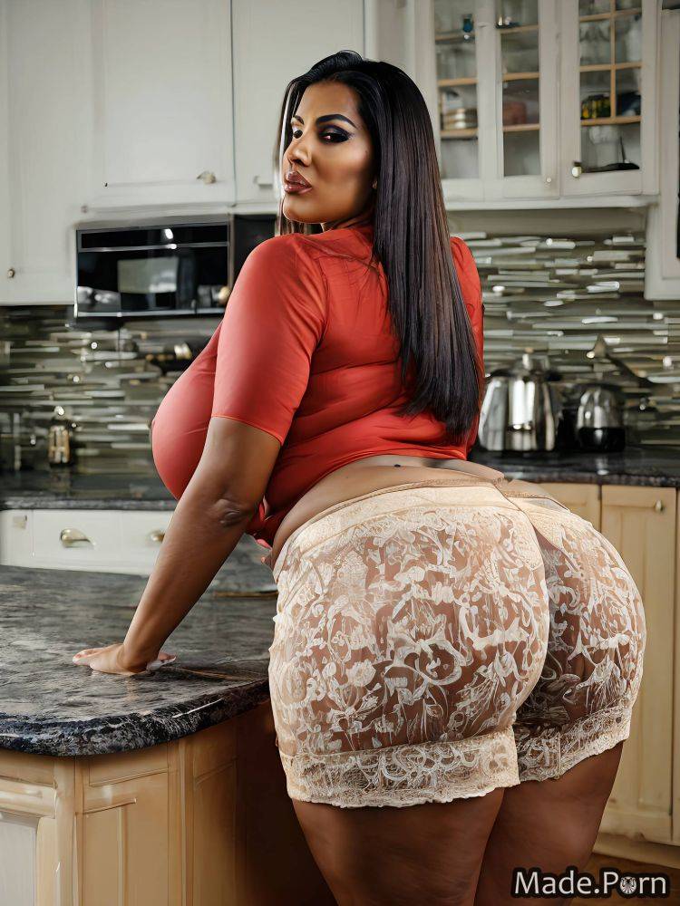 Big ass indian fat kitchen thighs woman made AI porn - #main