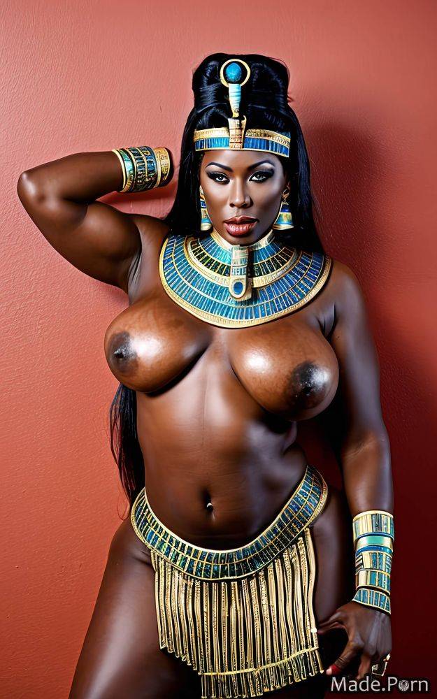 Tanned skin made tattoos earrings topless huge boobs jewelry AI porn - #main