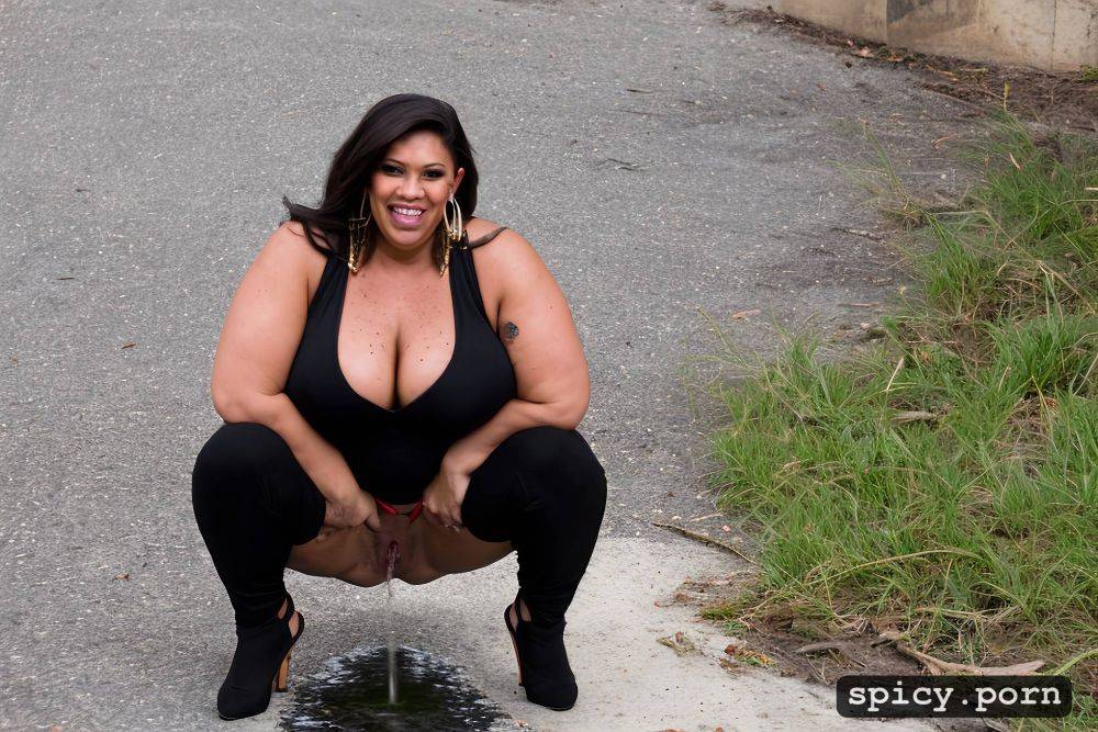 colossal boobs medium shot saggy indoors cleavage pants around ankles - #main