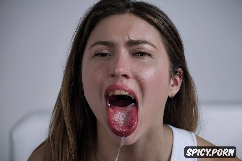 she screams extremely 18 years russian open mouth spermshot - #main
