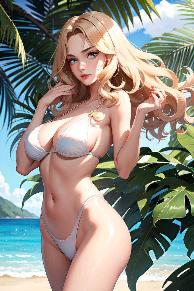 Anime Skinny Huge Boobs 18 Age Ahegao Face Blonde Braided Hair Style Light Skin Soft + Warm Couch Side View T Pose Nude 3670608329944492038 - AI Hentai - #main