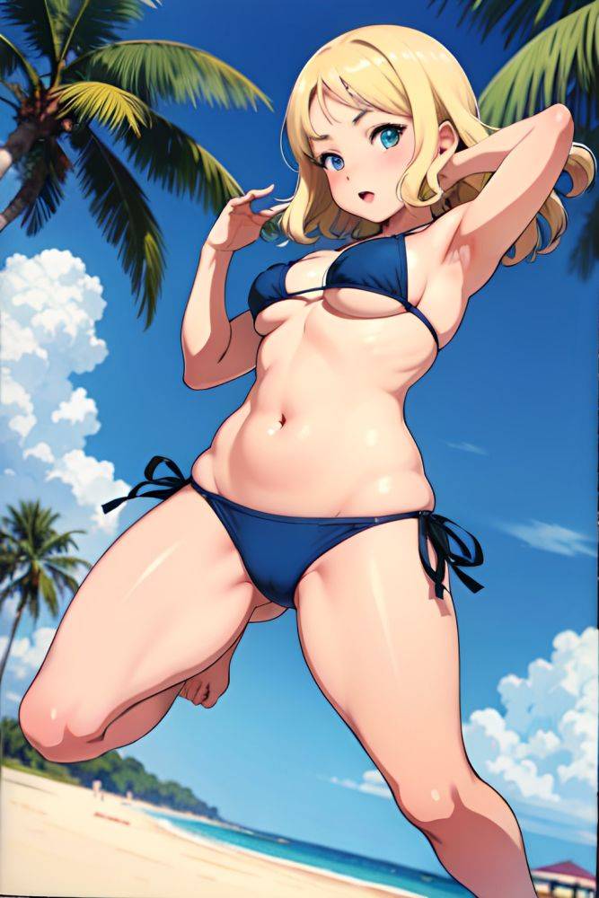 Anime Chubby Small Tits 20s Age Seductive Face Blonde Straight Hair Style Light Skin Film Photo Bar Front View Jumping Bikini 3670762951311640875 - AI Hentai - #main