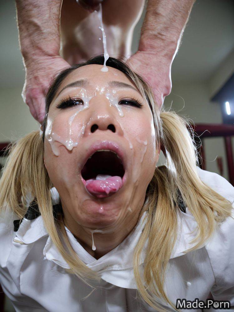 Asian cum in mouth deepthroat facial photo cumshot fairy AI porn - #main