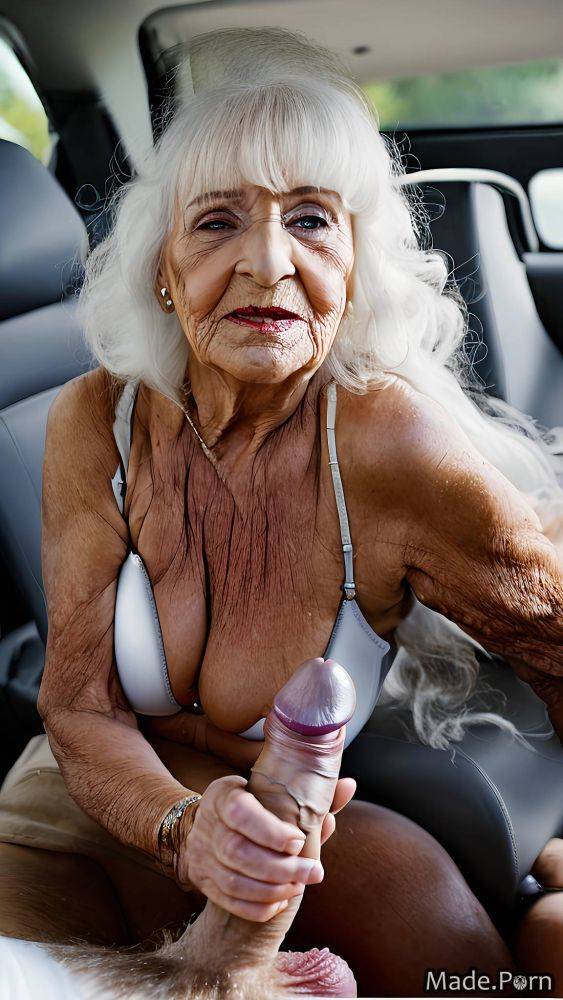 Caucasian car 90 made bangs hair woman slutty AI porn - #main