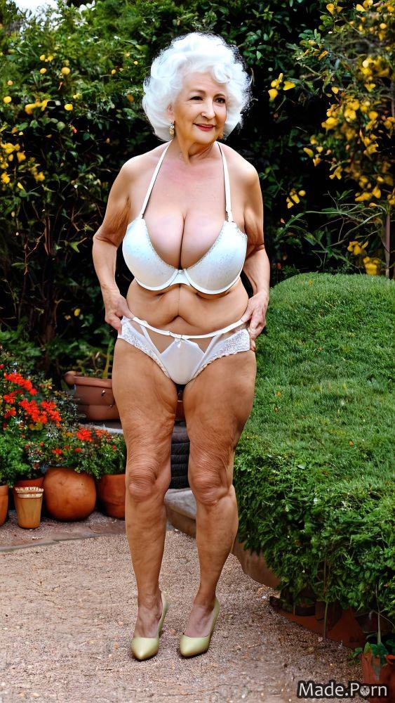 Gigantic boobs white hair huge boobs woman indifferent look bikini busty AI porn - #main
