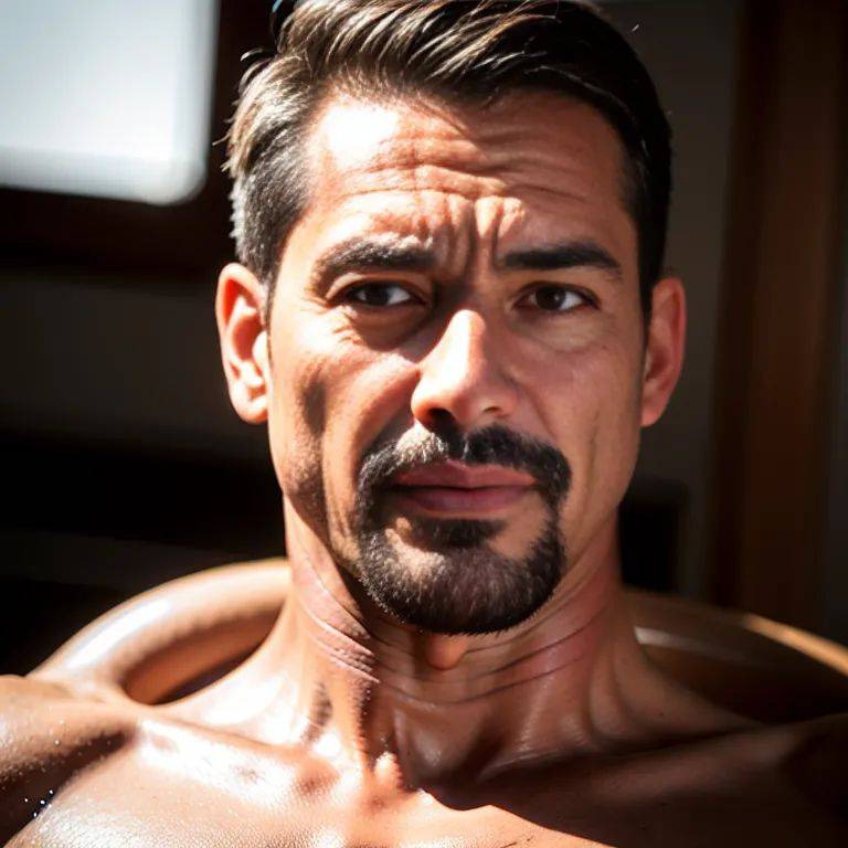 , latino,manly man,aging,(RAW photo, best quality, masterpiece:1.1), (realistic, photo-realistic:1.2), ultra-detailed, ultra high res, physically-based rendering,(adult:1.5) - #main