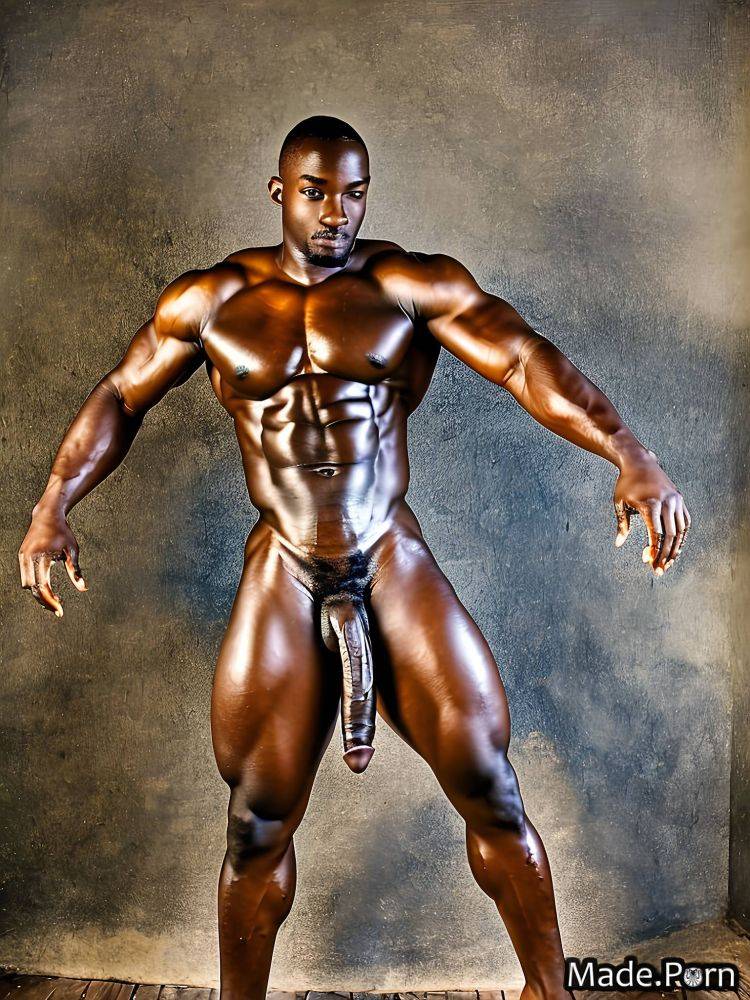 Interracial athlete big balls african american made big cock happy AI porn - #main