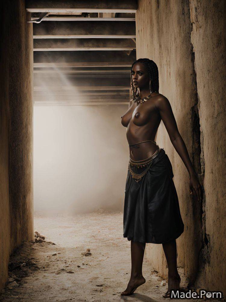 Sari 20 dark abandoned building perfect body natural tits ninja AI porn - #main