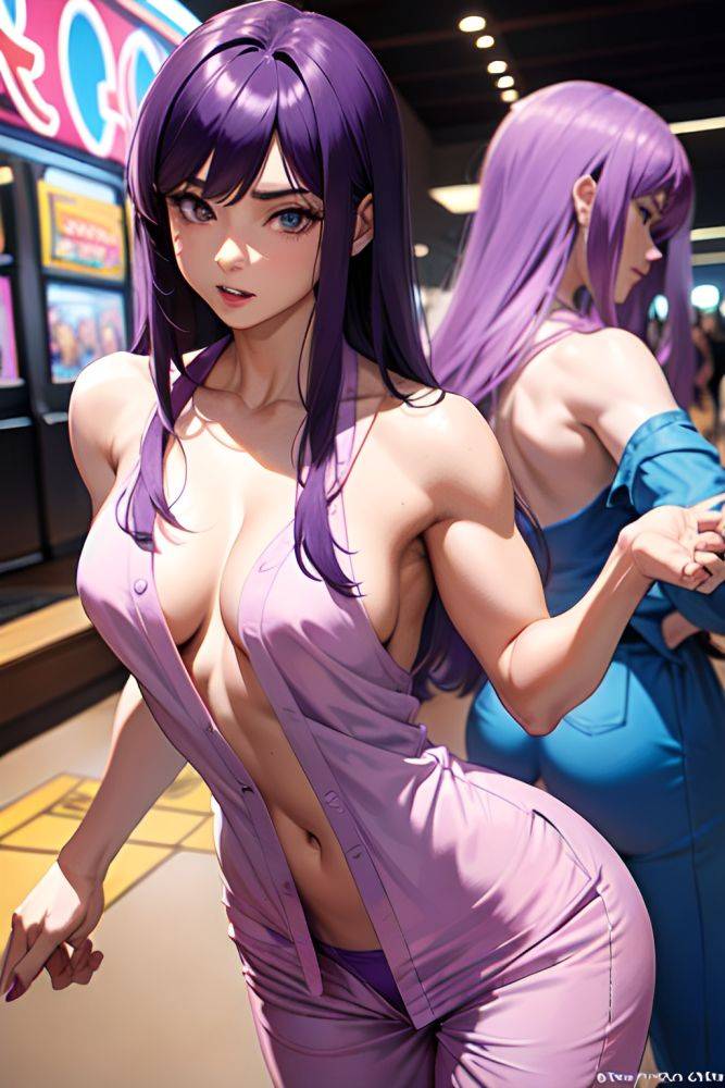 Anime Muscular Small Tits 70s Age Orgasm Face Purple Hair Straight Hair Style Light Skin Comic Casino Back View T Pose Pajamas 3674493129911274896 - AI Hentai - #main