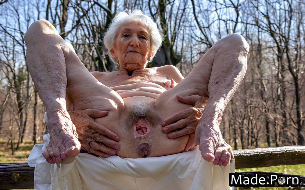 Gyno close up nude photo angry spreading legs park AI porn - #main