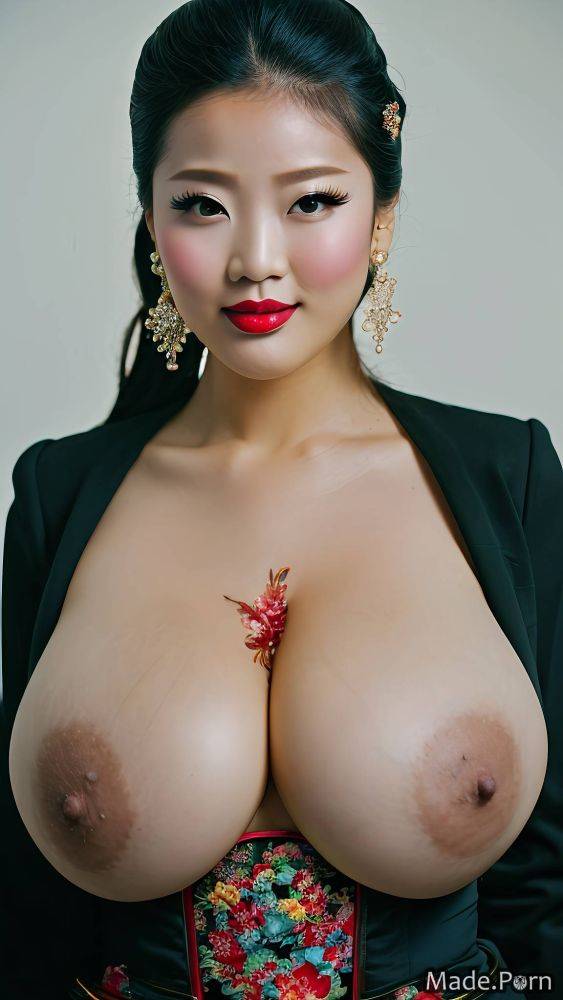 Lipstick nipples slutty tall smile babe woman AI porn - #main
