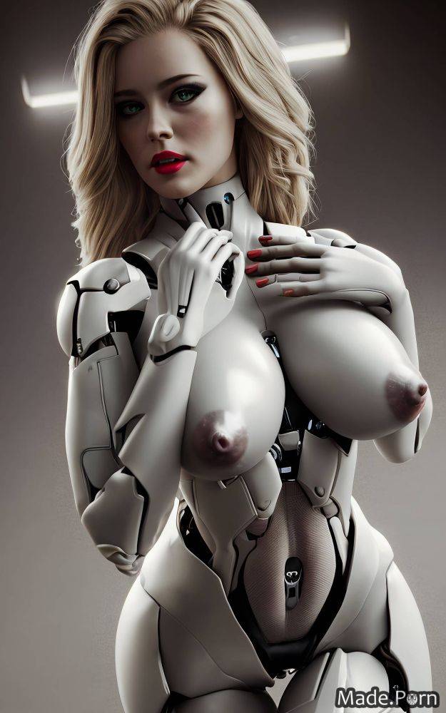 Sideview perfect boobs red black big tits sci-fi woman AI porn - #main