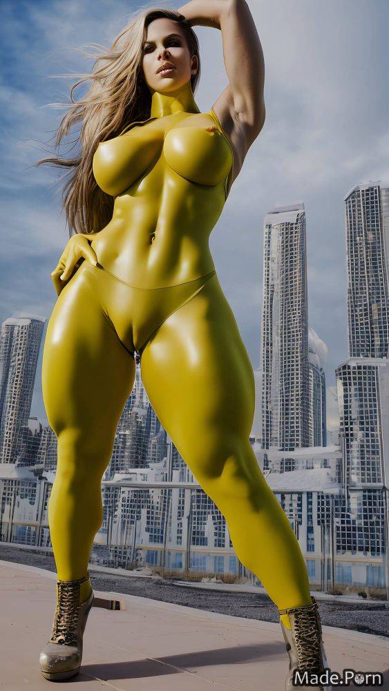Nude slutty standing sunrise lycra topless huge boobs AI porn - #main