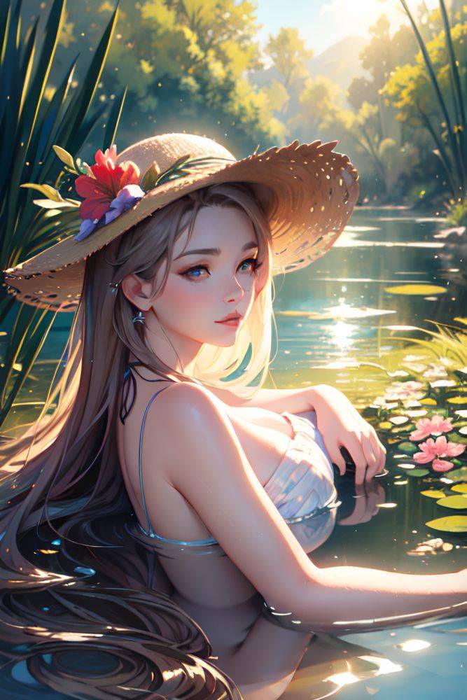 Anime Chubby Small Tits 40s Age Laughing Face Purple Hair Ponytail Hair Style Dark Skin Soft Anime Jungle Side View T Pose Schoolgirl 3671091516313721265 - AI Hentai - #main