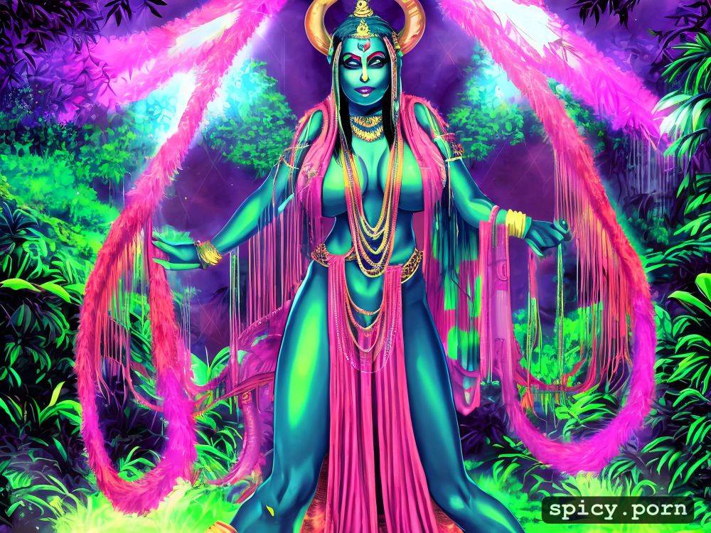 super realistic hyper realistic one goddess kali in the middle - #main