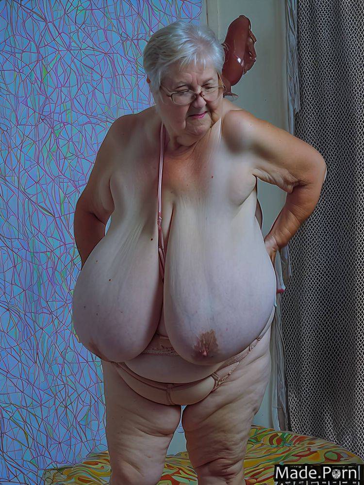 90 nude amateur suspender belt woman long hair big hips AI porn - #main