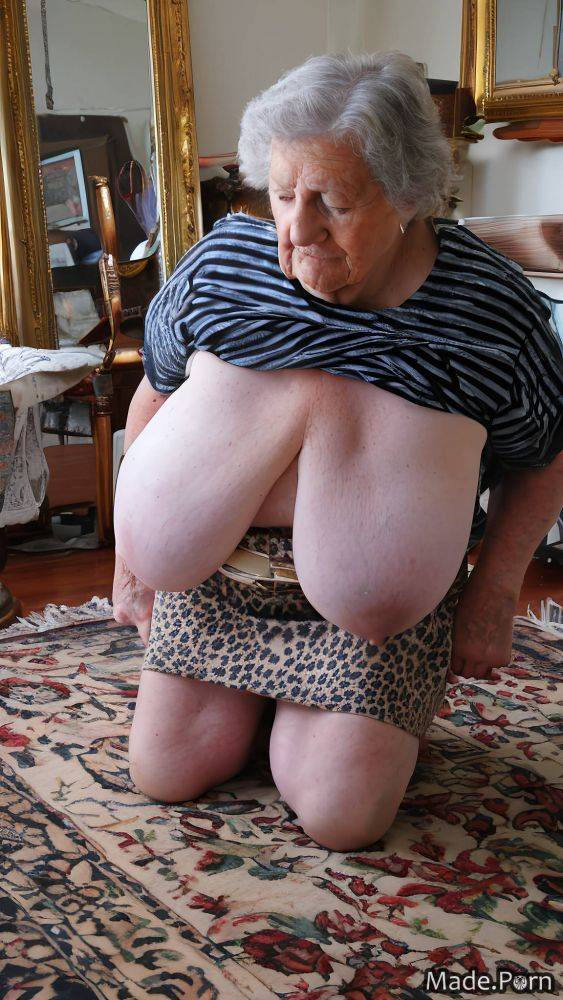 Confused 90 photo looking at viewer irish fat woman AI porn - #main