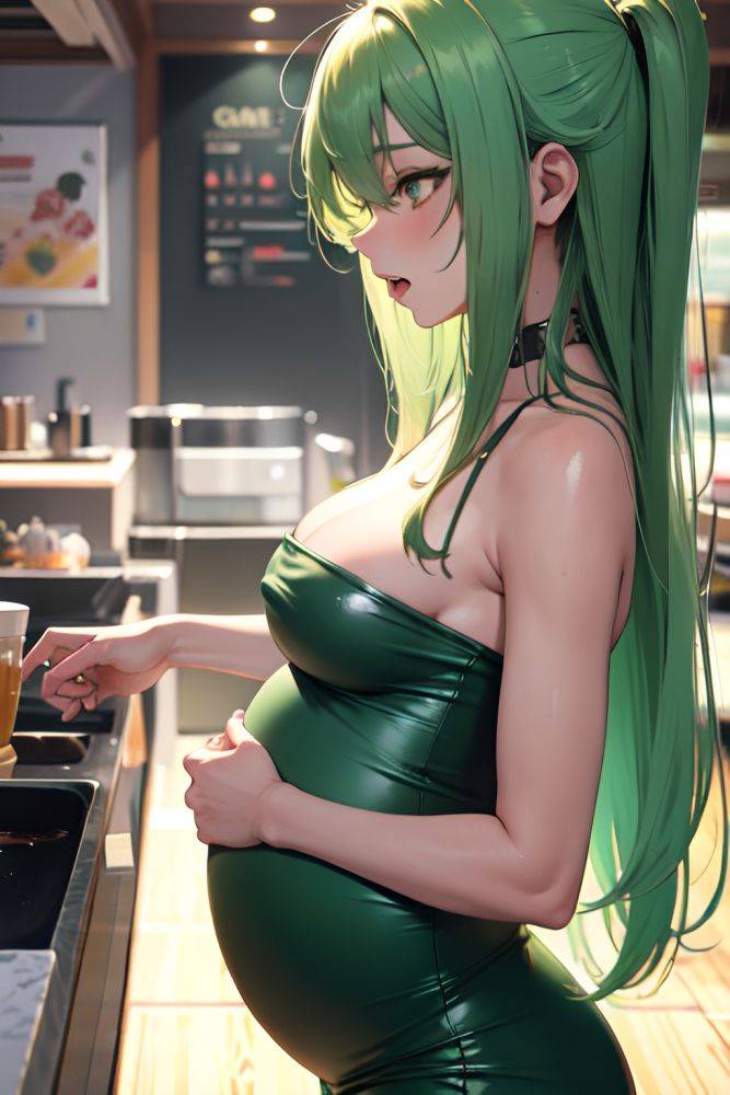 Anime Pregnant Small Tits 20s Age Orgasm Face Green Hair Messy Hair Style Light Skin Charcoal Cafe Side View Cumshot Latex 3679406143445958207 - AI Hentai - #main