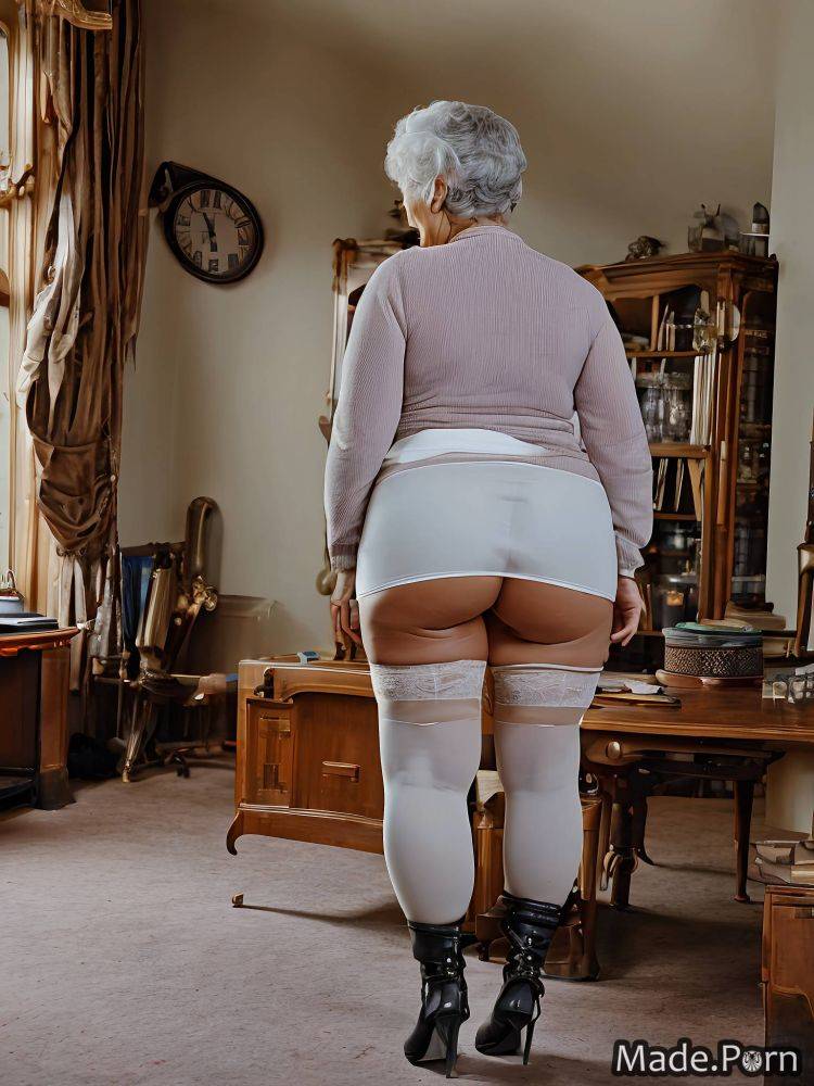 Thunderstorm big hips caucasian sideview airship woman big cock AI porn - #main