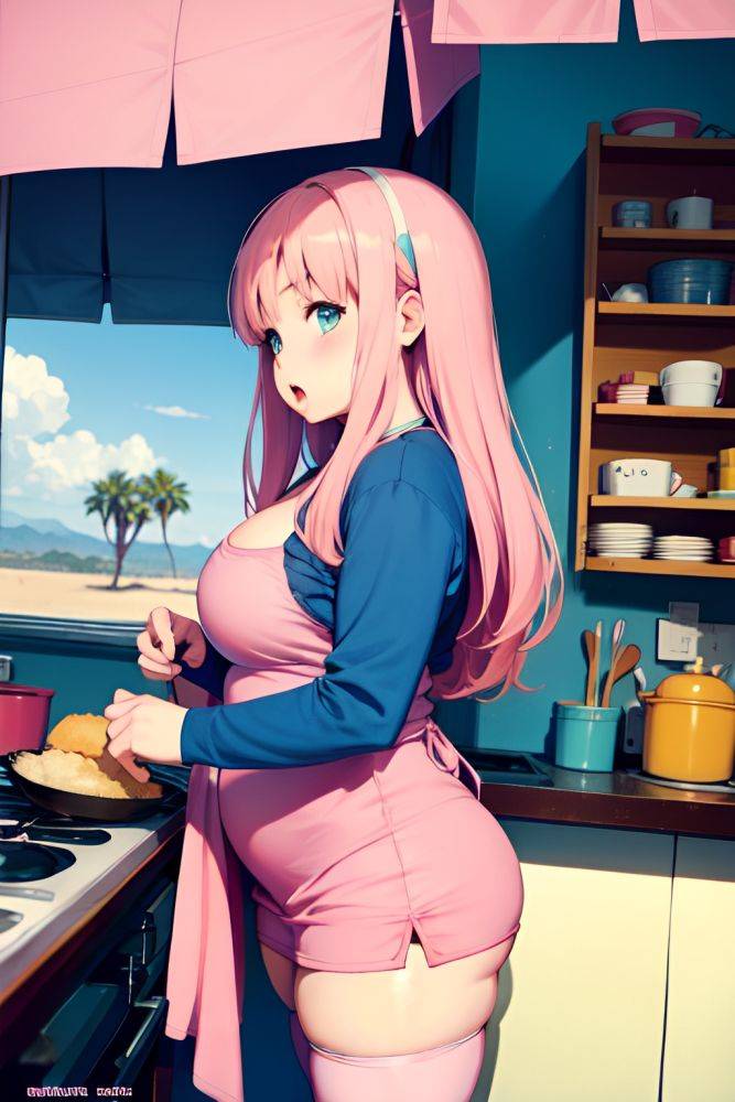Anime Chubby Small Tits 80s Age Shocked Face Pink Hair Straight Hair Style Light Skin Comic Desert Side View Cooking Stockings 3676607542792484401 - AI Hentai - #main