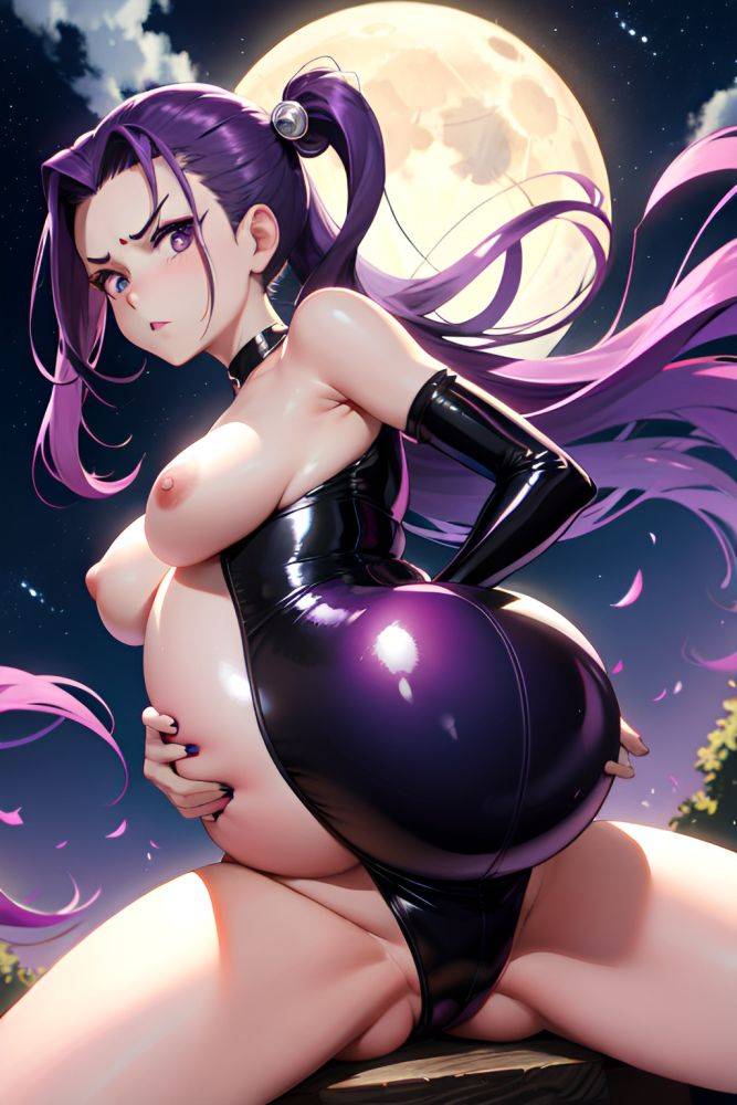 Anime Pregnant Small Tits 40s Age Angry Face Purple Hair Slicked Hair Style Light Skin Crisp Anime Moon Front View Straddling Latex 3679812017396125972 - AI Hentai - #main