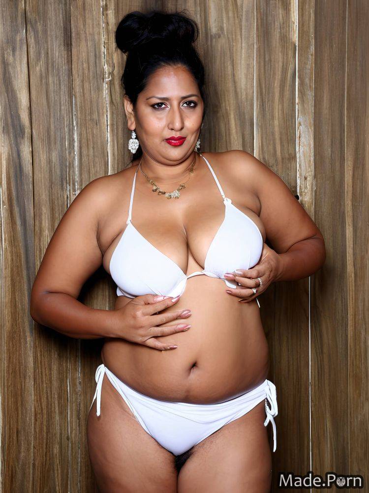 Woman 40 wife gigantic boobs hairy photo indian AI porn - #main