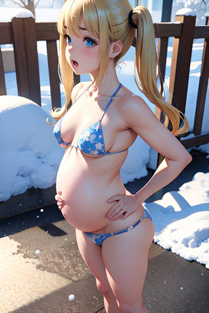 Anime Pregnant Small Tits 40s Age Shocked Face Blonde Pigtails Hair Style Light Skin 3d Snow Back View Cumshot Bikini 3680631497614152102 - AI Hentai - #main