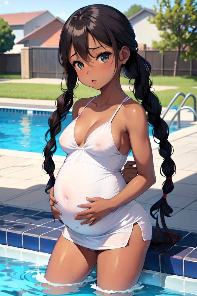 Anime Pregnant Small Tits 40s Age Shocked Face Ginger Braided Hair Style Dark Skin Crisp Anime Pool Front View Cumshot Schoolgirl 3681149470661971502 - AI Hentai - #main